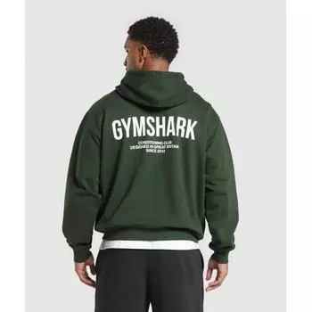 Gymshark Conditioning Club Hoodie Trail Green A2b2v Ec2z XS