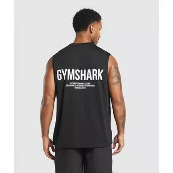 Gymshark Conditioning Club Tank Black A2b4u Bb2j XS