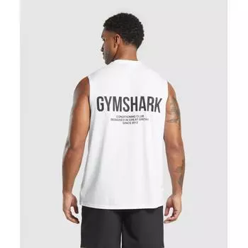 Gymshark Conditioning Club Tank White A2b4u Wb57 XS