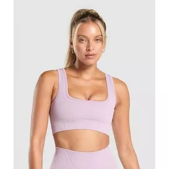 Gymshark Corset Seamless Sports Bra Warm Lilac B9a7p Pbzt XS