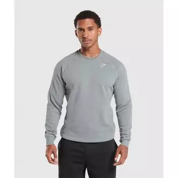 Gymshark Crest Crew Деним Серый A2a1v Gcqs XS