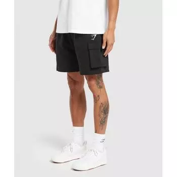 GYMSHARK Crest Шорты-карго черные A5A9S BB2J XS