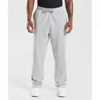 Gymshark Crest Straight Leg Joggers Light Grey Marl A5a1o Gbcn XL