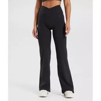 GYMSHARK Crossover Tall расклешенные леггинсы черного цвета B7A4C BB2J XS