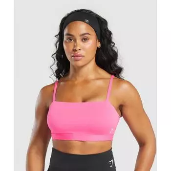 Gymshark Вырезанный бандо Физический розовый B8a9d Kb7c XS