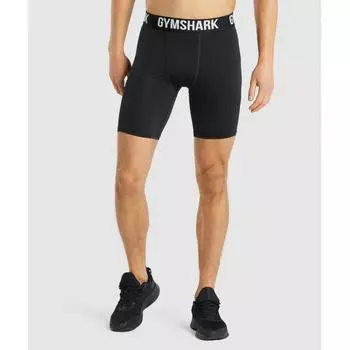 GYMSHARK Element Baselayer Шорты черные A1A2L BBBB XS