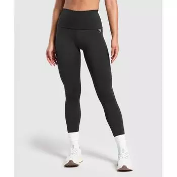 Gymshark Everyday Foldover Leggings Black B1b7g Bb2j XXS