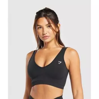 Gymshark Everyday Seamless Sports Bra Black B8a4t Bb2j XS