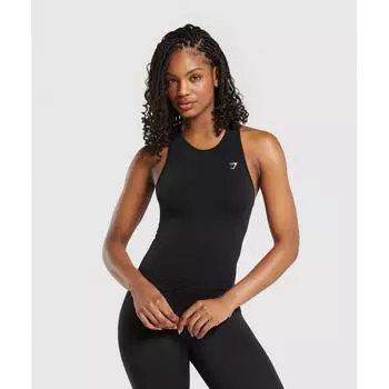 Gymshark Everyday Seamless Tight Fit Tank Black B8a4s Bb2j XS