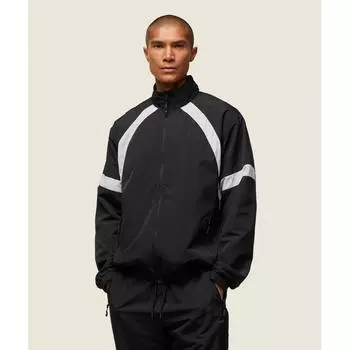 Gymshark Everywear Coaches Track Jacket Black Tame Grey A1c5y Bcy1 XS