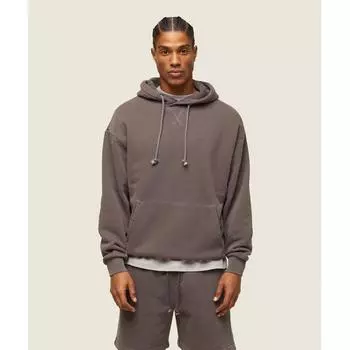 GYMSHARK Everywear Свободная толстовка с капюшоном Archive Коричневый A1B6K NBY8