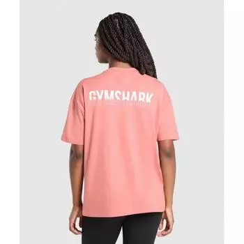 Gymshark FracTion Oversized T shirT Classic Pink B3a6l Kb02 XS