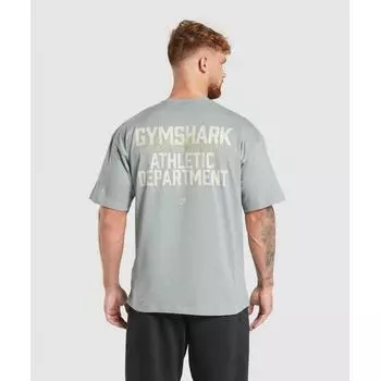 Gymshark Футболка ATHLETIC DEPARTMENT дымчато-серая A7a2o Gb7r XS