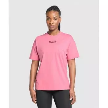 Gymshark Футболка Block Oversize Sunset Pink B6a3z Kcll XS