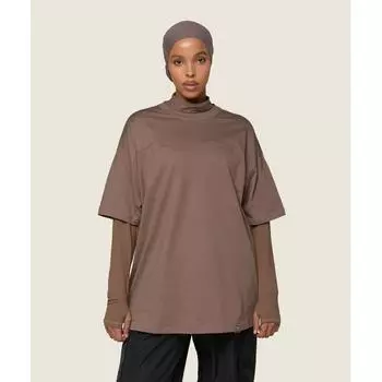 Gymshark Футболка большого размера Gs X Leana Deeb Soul Brown B9a1g Nbzw S