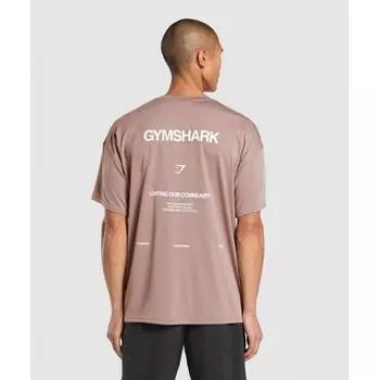 Gymshark Футболка CondiTioning Apparel Powder Mauve A7a2g Kb7d XS