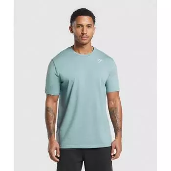 Gymshark Футболка CresT rest Blue A1a3j Udbb XS