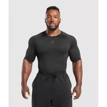 Gymshark Футболка Element черная A2c5l Bbbb XS