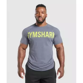 Gymshark Футболка ImpacT Iron Blue A6a6y ucTm XS