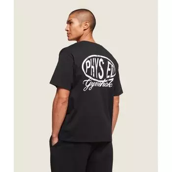 Gymshark Футболка Phys Ed черная A2c3w Bb2j XS