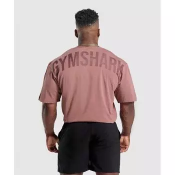 Gymshark Футболка Power T Brick Brown A4a9q Ncgr XS