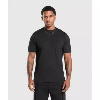 Gymshark Футболка с карманом, черная a7a2T Bb2j XS