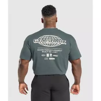 Gymshark Футболка Worldwide Strong Grey A5a5l Gcr6 XS