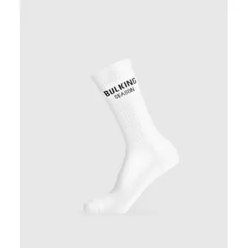 Gymshark Gfx Bulking Season Crew Sock Single White I1b3q Wb57 S