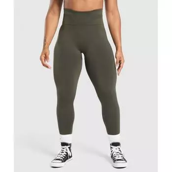 Gymshark Glute Boost Seamless Leggings Strength Green Weighted Green B8a7m Ectm XS