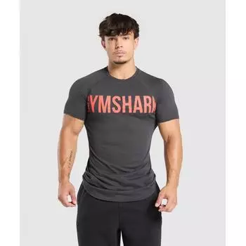 Gymshark ImpacT T shirT Onyx Grey A6a6y Gb7n XS