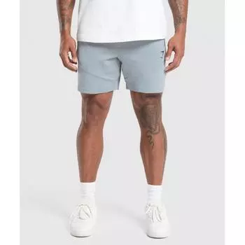 Gymshark Interlock Tech 6 шорты деним серый A1c3l Gcqs S