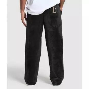 Gymshark Knitted Straight Leg Joggers Black C1a3i Bb2j XXS