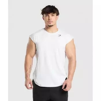 Gymshark Критический откидной танк Белый A1a2r Wb57 XS