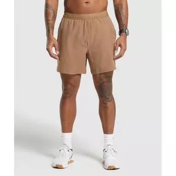 GYMSHARK Land to Water 6 Шорты Карамельно-коричневые A5A6I NBZC XS
