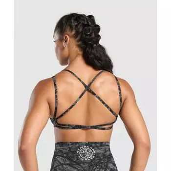 Gymshark Бюстгальтер Legacy Black B1c6u Bcmx XS