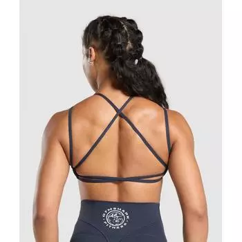 Gymshark Legacy Bra Heavy Blue B1c6u Uctn XXS