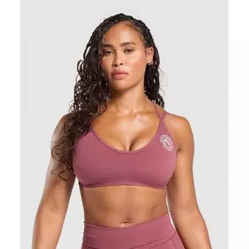 Gymshark Legacy Bra Washed Berry Pink B1c6u Kcps XS