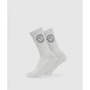 GYMSHARK Legacy Crew 2 шт. Светло-серый Core Marl I2A1Z GBCN S