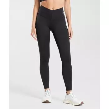 Gymshark Леггинсы EVeryday V с поясом черного цвета B7a7l Bb2j XXS