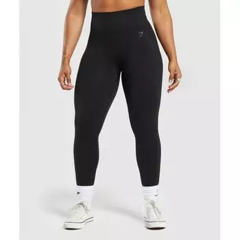 Леггинсы Gymshark Flex с высокой талией, черные B1a2q Bbbb XS