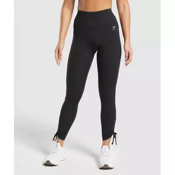 Gymshark Леггинсы Ribbon Ankle Black B8a9q Bb2j XXS