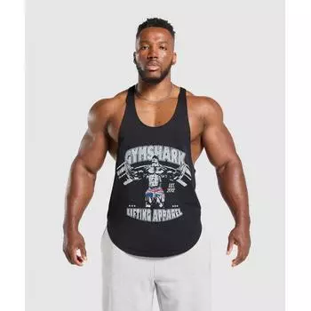 Gymshark Lifting Apparel Stringer Black A1c7b Bb2j XS