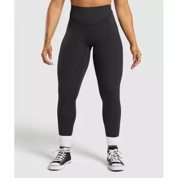 GYMSHARK Lifting Dipped Waistband Leggings Black B1B7B BB2J XXS