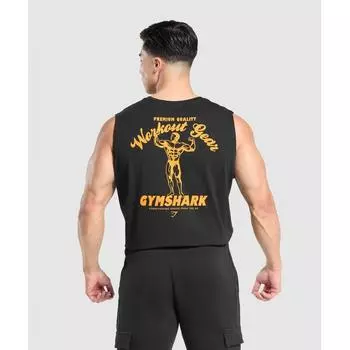 Gymshark Майка для тренировок черная A5a5e Bb2j XS