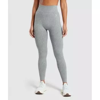 GYMSHARK Marl Seamless Leggings Light Grey Marl Dark Grey Marl Smokey Grey B8A3N GCPZ