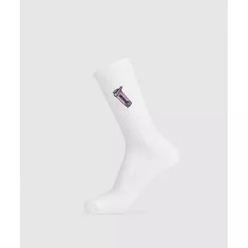 Gymshark Носки Gfx Shaker Crew Single White I1b3g Wb57 S