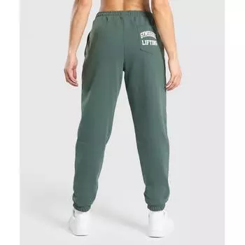 GYMSHARK Оверсайз-джоггеры с подъемным рисунком и темно-бирюзовым цветом B1B9G TBNH