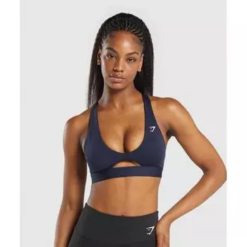 GymshArk Peek A Boo Sports brA heAvy Blue b8A5z Uctn XS