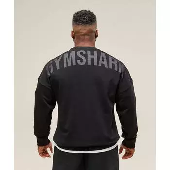 Gymshark Power Crew Черный A2c9g Bb2j XS