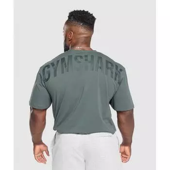 Gymshark Power T shirT slaTe Teal A4a9q Tbnh XS